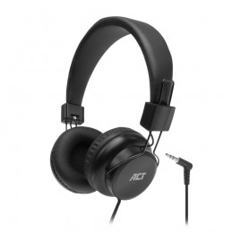 ACT AC9300  On-Ear Bedraade 35mm Koptelefoon  Zwart