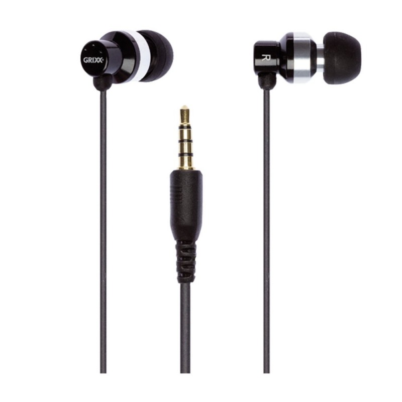 Grixx Optimum Headphone InEar Black