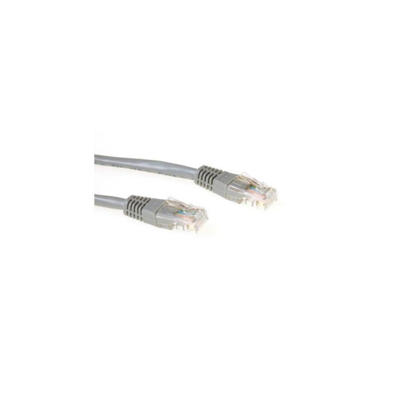 ACT Grijze 5 meter UTP CAT6 patchkabel met RJ45 connectoren