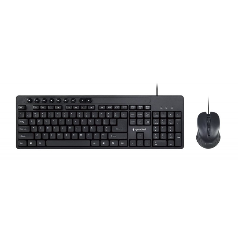 Gembird KBS-UM-04 Bedrade Muis en Toetsenbordcombo QWERTY