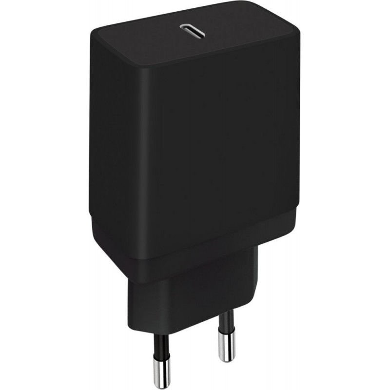 Mobiparts Wall Charger USBC 20w Black with PD