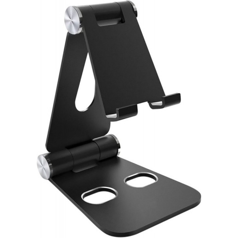 Mobiparts Phone Stand Holder Metal maat M  Zwart