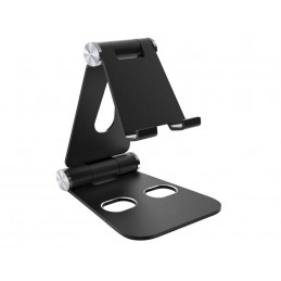 Mobiparts Tablet Stand Holder Metal size L  Zwart