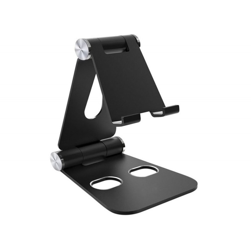 Mobiparts Tablet Stand Holder Metal size L  Zwart