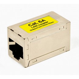 Gembird NCALC6S01 tussenstuk voor kabels RJ45 Beige