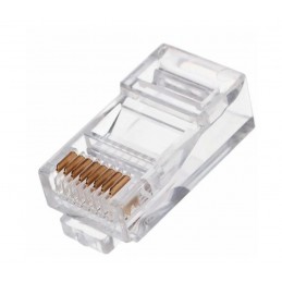 Gembird PLUG3UP6  10 kabelconnector RJ45 8P8C Transparant