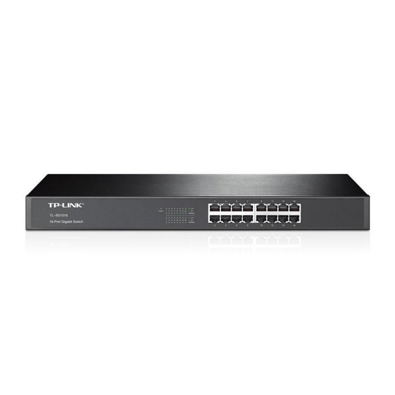 TPLINK TLSG1016 Managed L2 Gigabit Ethernet 101001000 Zwart