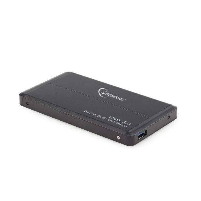 Gembird EE2-U3S-2 behuizing voor opslagstations HDD-behuizing Zwart 2.5