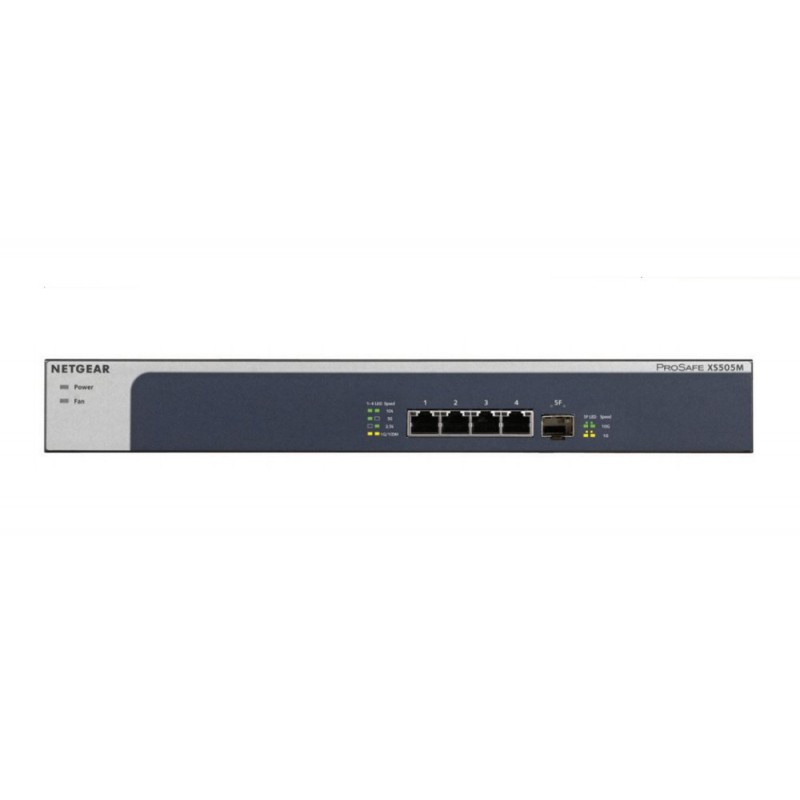 NETGEAR XS505M Unmanaged 10G Ethernet 100100010000 Grijs Zilver