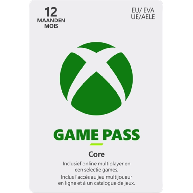 https://image.software-reseller.com/img/500/500/catalog/Giftcards/Xbox/Xbox%20Game%20Pass/Xbox-Game-Pass-Core-12-maanden-FR-NL.p