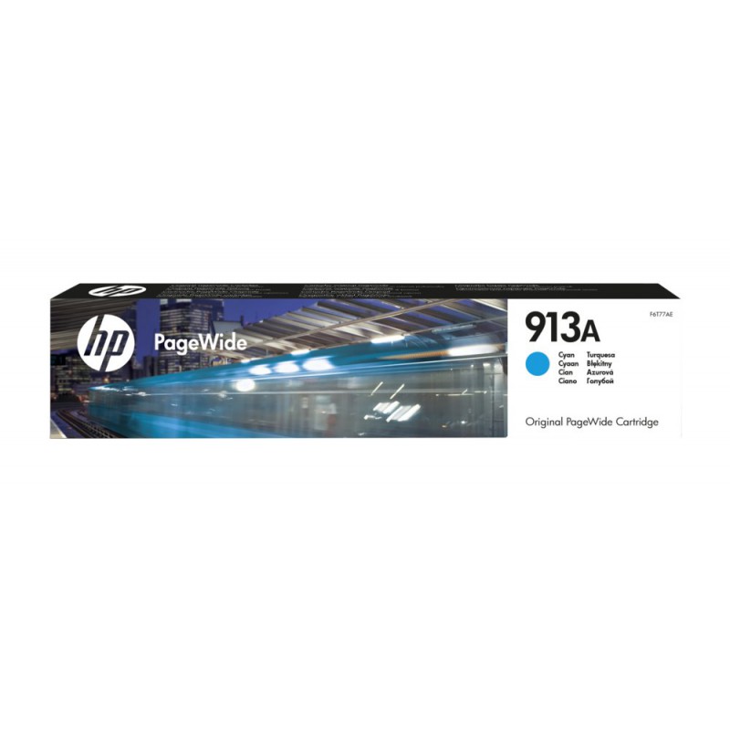 HP 913A originele cyaan PageWide cartridge