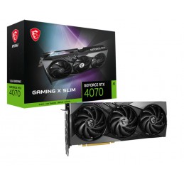 MSI GEFORCE RTX 4070 GAMING X SLIM 12G videokaart NVIDIA 12 GB GDDR6X