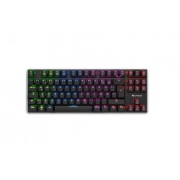 Sharkoon PureWriter TKL RGB toetsenbord USB QWERTY Amerikaans Engels Zwart