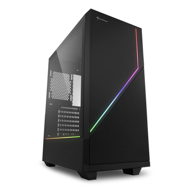 Sharkoon RGB FLOW Midi Tower Zwart