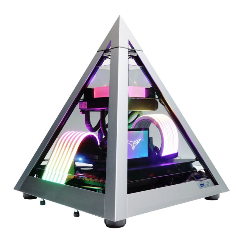 Azza Pyramid Mini Mini Pyramid Aluminium Zwart