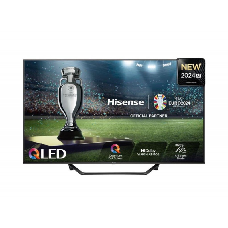 TV Hisense 55 4K QLED Smart TV Zwart