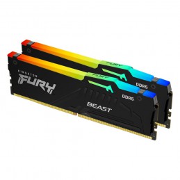 Kingston Technology FURY Beast RGB geheugenmodule 32 GB 2 x 16 GB DDR5 6000 MHz