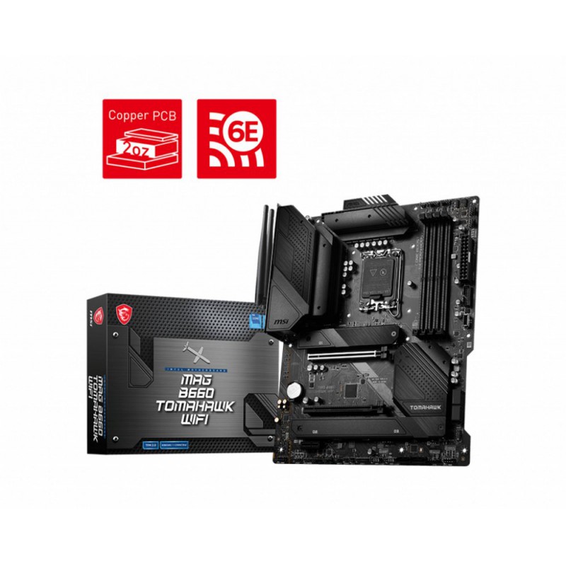 MSI MAG B660 TOMAHAWK WIFI moederbord Intel B660 LGA 1700 ATX