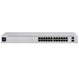 Ubiquiti UniFi USW24 netwerkswitch Managed L2 Gigabit Ethernet 101001000 Zilver