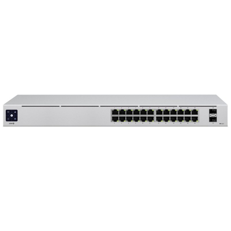 Ubiquiti UniFi USW24 netwerkswitch Managed L2 Gigabit Ethernet 101001000 Zilver