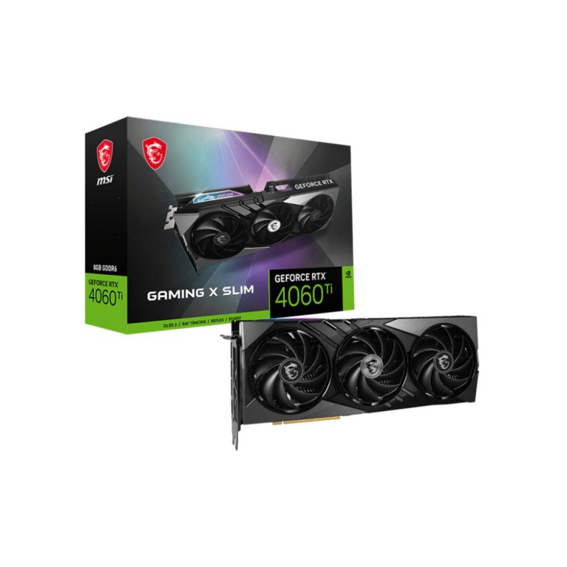 MSI GAMING GeForce RTX 4060 Ti X SLIM 8G NVIDIA 8 GB GDDR6