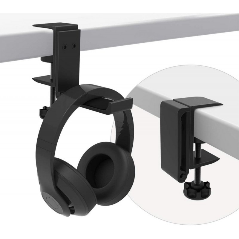 MMOBIEL Koptelefoon Houder voor onder Bureau  Koptelefoon Standaard  Verstelbare Headset Stand  Headset Hanger  Hoo